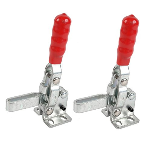 Uxcell 11002-B 75 Kg U Shaped Bar Vertical Quick Toggle Clamp, 2-Piece