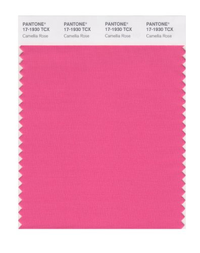 PANTONE SMART 17-1930X Color Swatch Card, Camellia Rose