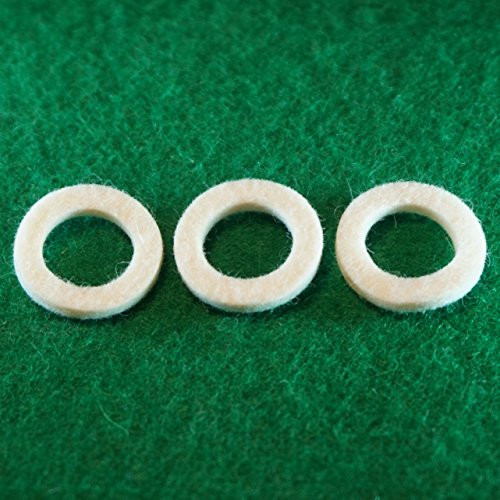 Bach/Bundy Valve Top Cap Felt Washer - Trumpet Cornet Flugelhorn Trombone - Set of 3