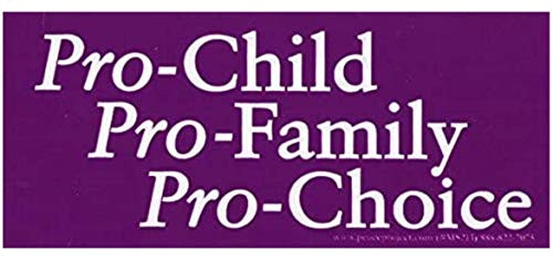 Peace Resource Project Pro Child Family Planning Pro-Choice Women Abortion Rights Feminist Small Car Bumper Sticker Laptop Decal 6-by-2.5 Inches