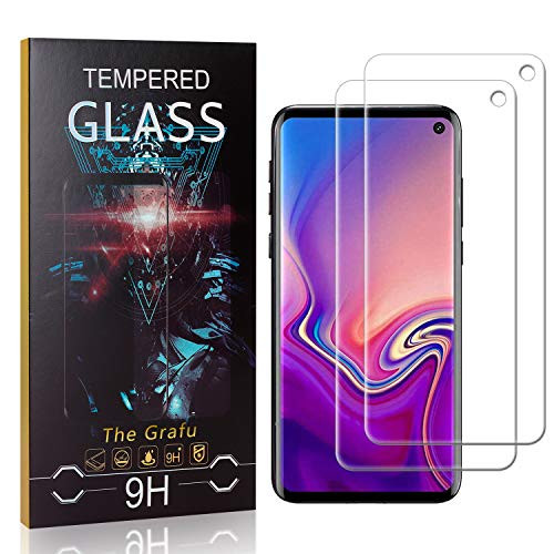 The Grafu Screen Protector for Galaxy S10e, 9H Hardness, High Transparency, Anti Scratch Tempered Glass Screen Protector Compatible with Samsung Galaxy S10e, 2 Pack