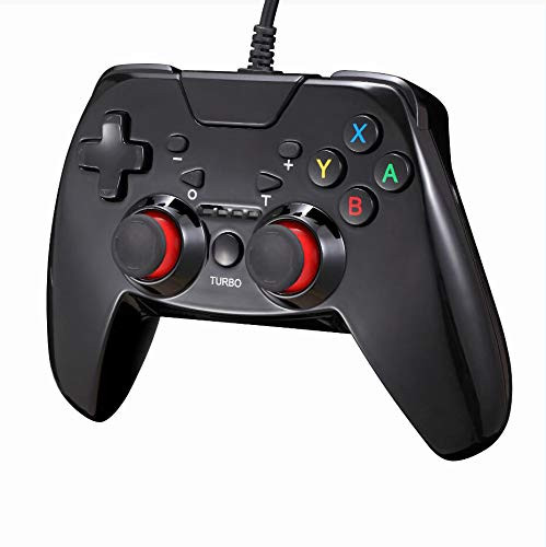 USB Wired Controller Joypad Joystick for Nintendo Switch, Remote Gamepad Controller Compatible with Switch Pro/PC (Windows XP/7/8/10) with 9.8 Feet Cable