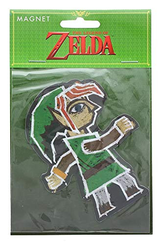 JUST FUNKY The Legend of Zelda Link Painting 4-Inch Auto Magnet