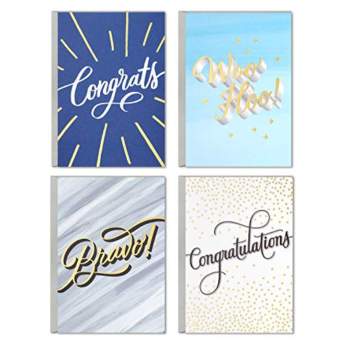 Hallmark Congratulations Cards Assortment, Bravo Boxed Set of 12 Cards and Envelopes