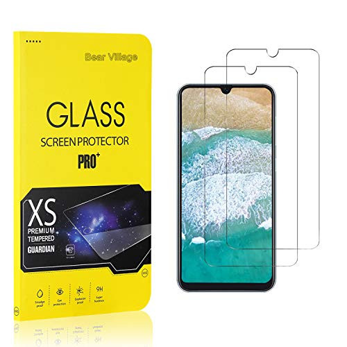 Screen Protector for Galaxy A50, Bear Village Tempered Glass Screen Protector, 9H Hardness Screen Protector Film for Samsung Galaxy A50, 2 Pack