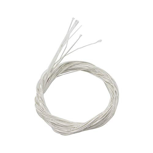 6PCS/Set Guitar Strings Nylon Silver Plating Kit String Guitar Strings Nylon Super Light for Acoustic Guitar Music Instruments Part, 0100