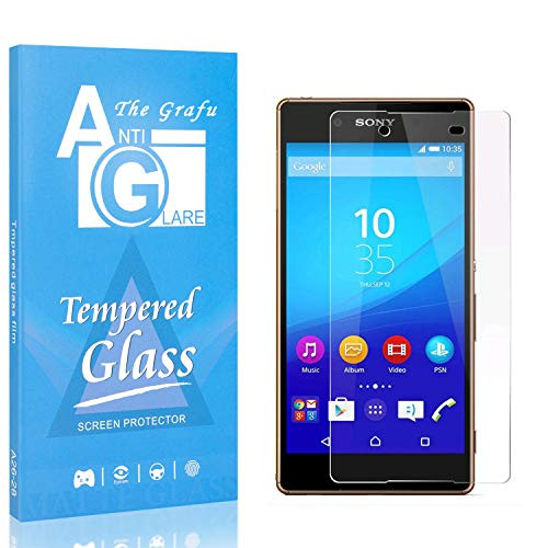 The Grafu Screen Protector for Sony Xperia Z4, 9H Hardness Tempered Glass, Bubble Free, Ultra Clear Screen Protector Compatible with Sony Xperia Z4, 2 Pack
