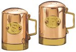 Old Dutch International 4½ H. Décor Copper Stovetop Salt & Pepper Set