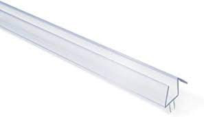 1/2inch  Frameless Glass Shower Door Sweep - Bottom Seal - Wipe - Drip Rail - 31inch