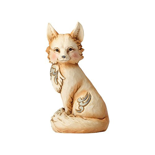 Enesco Jim Shore Heartwood Creek White Woodland Fox Stone Resin Figurine Enesco Jim Shore Heartwood Creek White Woodland Fox Stone Resin Figurine