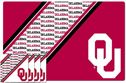 NCAA Oklahoma Sooners Placemat  and  Coaster Set