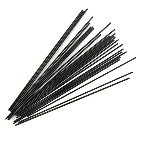 Black Opalescent Stringer Sample S-0100-BE Bullseye Glass Stringer Sample Size