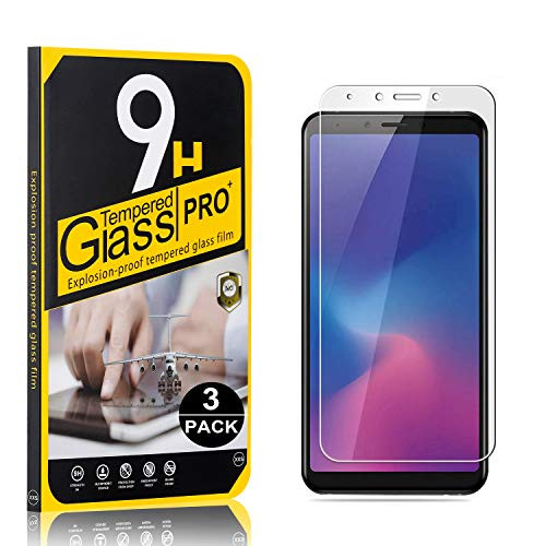Bear Village Screen Protector for Galaxy A6S, 9H Hardness Tempered Glass Screen Protector, Bubble Free HD Screen Protector Film for Samsung Galaxy A6S, 3 Pack