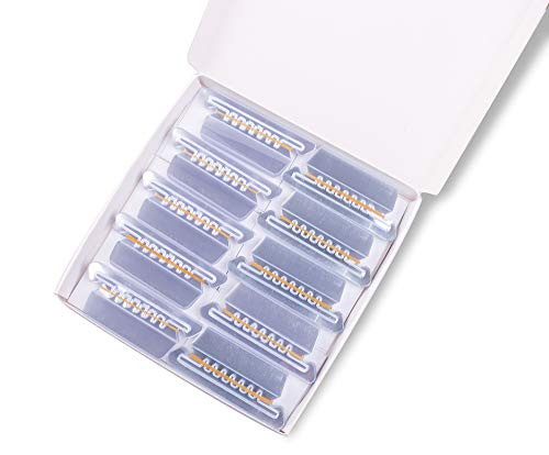File Folder Tabs 100 Set Hanging File Folder Labels and Tabs 2 Inch Clear Plastic Hanging File Tabs for Quick Identification