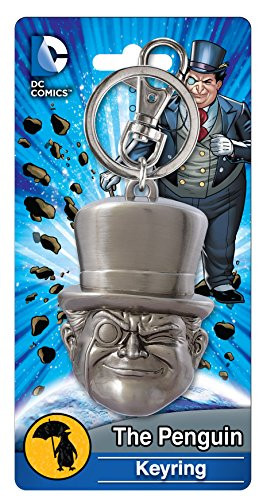Marvel Penguin Head Pewter Key Ring Action Figure