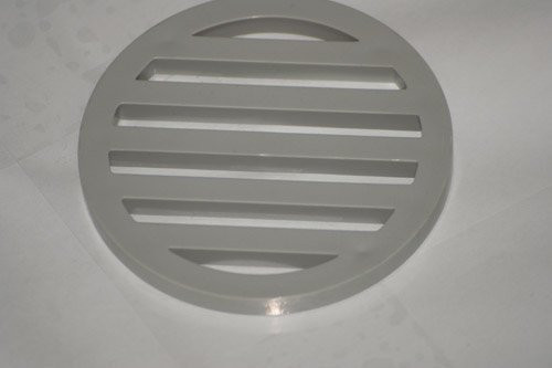 Plastic Drain Cover 5 Pack - Gray 3inch  inch Diameter  and  1/4inch  inch Thick