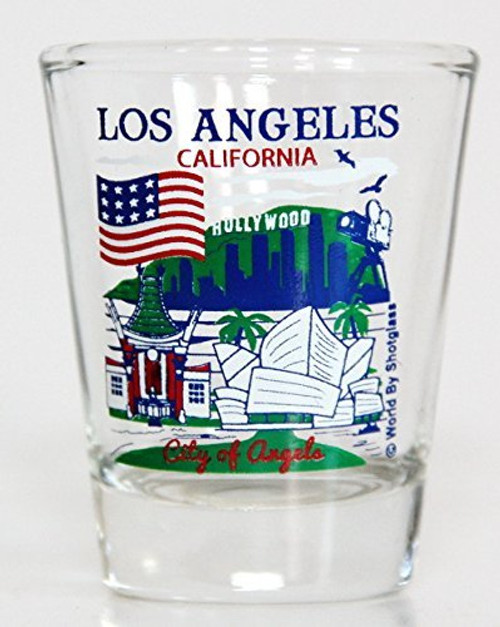 Los Angeles California Great American Cities Collection Shot Glass Los Angeles California Great American Cities Collection Shot Glass