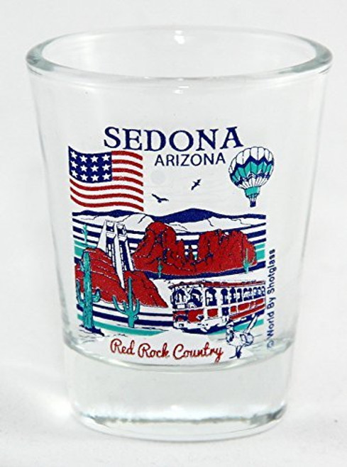 Sedona Arizona Great American Cities Collection Shot Glass