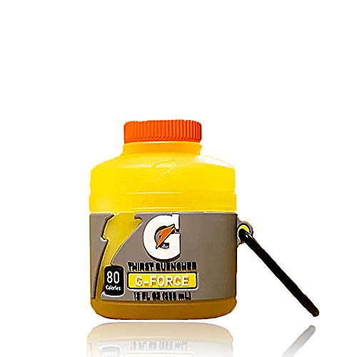 KNKAODG Compatible AirPod Case, 3D Cute Cartoon Game Machine Basketball Milk Cup Soft Silicone Protective Cover, Suitable for Airpod 1/2Case. 2New-G Cup-Orange