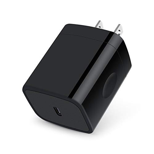 USB C Wall Charger,18W PD Fast Charging Block USB C Charger Brick Cube Box Plug for Airpods Pro;iPhone 12,12 Pro Max,12 Mini,11 Pro Max;iPad Pro;Samsung Galaxy S20 FE,S20,S10,Note 20,10;Pixel 5,4,4XL