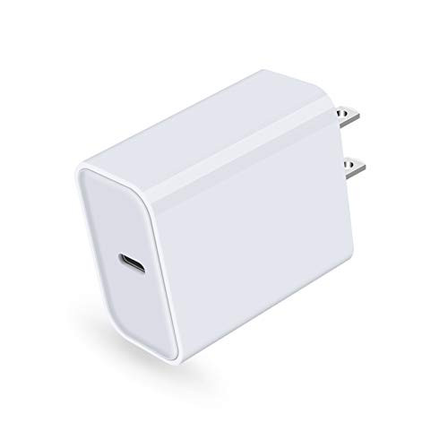 USB C Wall Charger, 18W PD 3.0 Fast Charger Plug Box Power Adapter Type C Charging Block Brick Cube for iPhone SE/12 Mini/11 12 Pro/12 Pro Max/XS/XR/X/8/8 Plus,iPad Pro,Samsung Galaxy S21 S20 Ultra