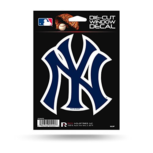 MLB Yankees New York Medium Die Cut Decal, 9inch  x 5inch  x 0.2inch , Team Logo