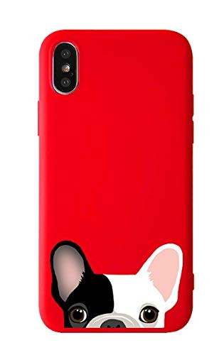 FancyCase Compatible with iPhone 11 Case-New Animal Pattern Soft Silicone Protective iPhone 11 Case Red Dog