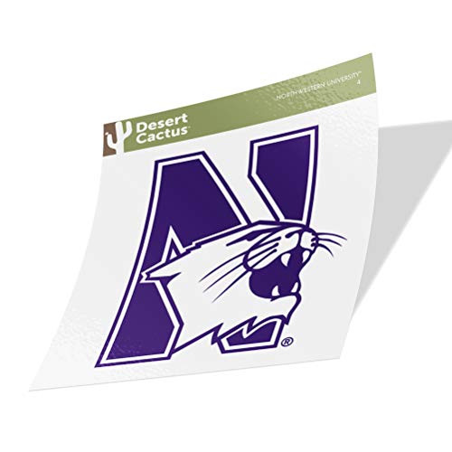 Northwestern University NCAA Vinyl Decal Laptop Water Bottle Car Scrapbook Sticker - 4