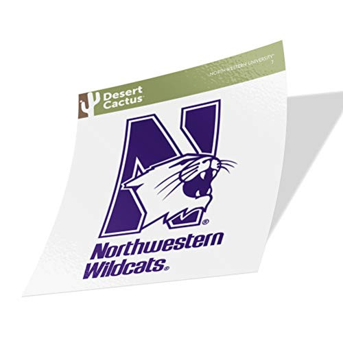 Northwestern University NCAA Vinyl Decal Laptop Water Bottle Car Scrapbook Sticker - 7