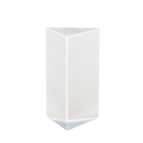 SUPVOX Optical Glass Triangular Triple Prism for Teaching Light Spectrum Physics and Photo Photography Prism