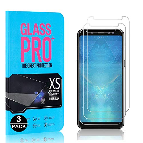 Bear Village Screen Protector for Galaxy A8 2018, 9H Scratch Resistant HD Tempered Glass Screen Protector Film for Samsung Galaxy A8 2018, 3 Pack Bear Village Screen Protector for Galaxy A8 2018, 9H Scratch Resistant HD Tempered Glass Screen Protector Film for Samsung Galaxy A8 2018, 3 Pack