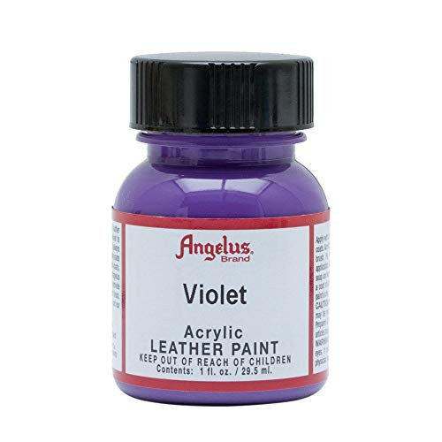 Angelus Acrylic Leather Paint - 1 Ounce, Violet Angelus Acrylic Leather Paint - 1 Ounce, Violet