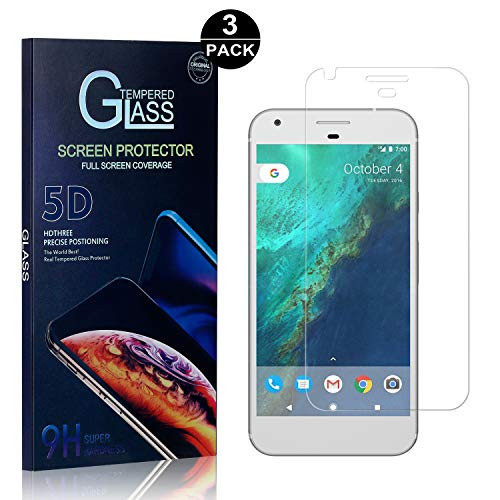 Bear Village Screen Protector for Google Pixel XL, Anti Scratches Tempered Glass Screen Protector, Bubble Free HD Screen Protector Glass for Google Pixel XL, 3 Pack