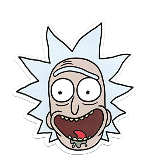 Rick and Morty - Rick Face, Officially Licensed Original Artwork, Premium Quality Car Magnet Rick and Morty - Rick Face, Officially Licensed Original Artwork, Premium Quality Car Magnet