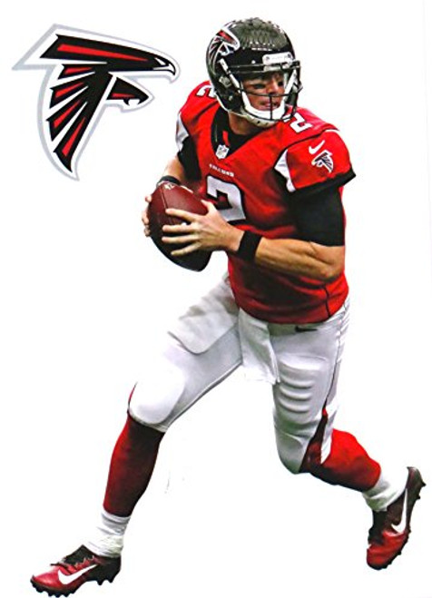 Matt Ryan Mini FATHEAD Falcons Logo Official NFL Vinyl Wall Graphic 7inch  INCH
