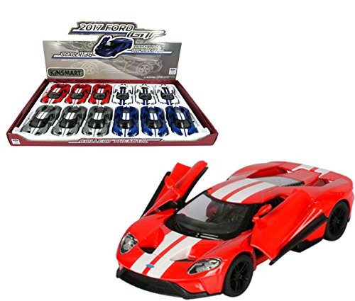 Ford GT, Red - Kinsmart 5092D - 1/36 Scale Diecast Model Toy Car, but NO Box