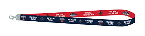 New Orleans Pelicans PSG 2-Tone Premium Lanyard 2-sided Breakaway Clip Keychain Basketball