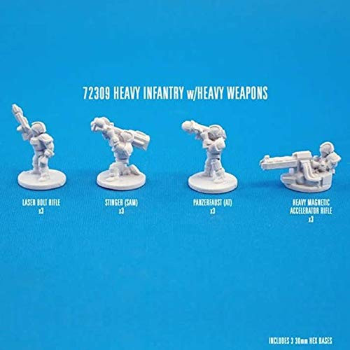 Heavy Infantry Heavy Weapons Miniature N-Scale CAV Strike Operations Reaper Miniatures