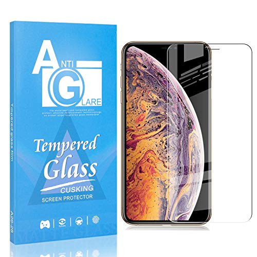 Screen Protector for iPhone 11 Pro Max/iPhone Xs Max, CUSKING Ultra Thin Screen Protector for iPhone 11 Pro Max/iPhone Xs Max, Bubble Free, 9H Hardness Anti Scratch Tempered Glass, 1 Pack