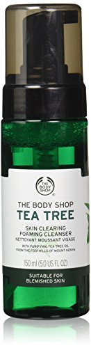 The Body Shop Tea Tree Skin Clearing Foaming Cleanser, 5 Fl Oz (Vegan)