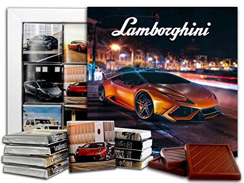 DA CHOCOLATE Candy Souvenir LAMBORGHINI Chocolate Gift Set 5x5in 1 box Night