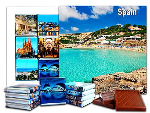 DA CHOCOLATE Candy Souvenir SPAIN Chocolate Gift Set 5x5in 1 box Beach
