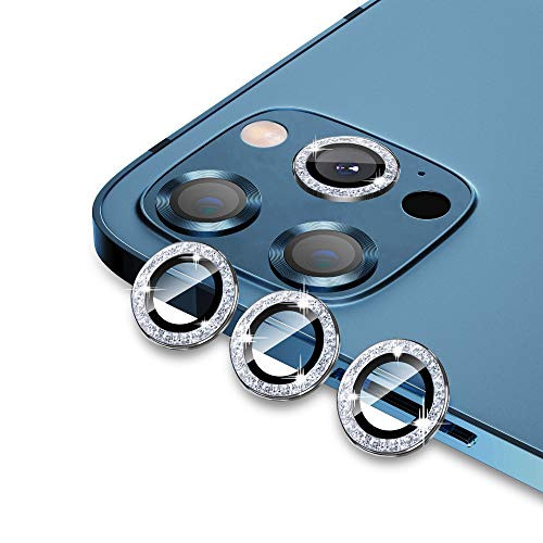 Tiietone Compatible with iPhone 12 Pro Camera Lens Protector 6.1, HD Anti-Scratch Tempered Glass Screen Protector Case Friendly Film Cover Aluminum Alloy Ring for iPhone 12 Pro Camera Protector Tiietone Compatible with iPhone 12 Pro Camera Lens Protector 6.1, HD Anti-Scratch Tempered Glass Screen Protector Case Friendly Film Cover Aluminum Alloy Ring for iPhone 12 Pro Camera Protector