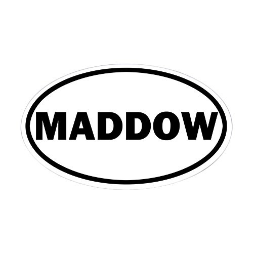 CafePress Rachel Maddow Oval Bumper Sticker, Euro Oval Car Decal CafePress Rachel Maddow Oval Bumper Sticker, Euro Oval Car Decal