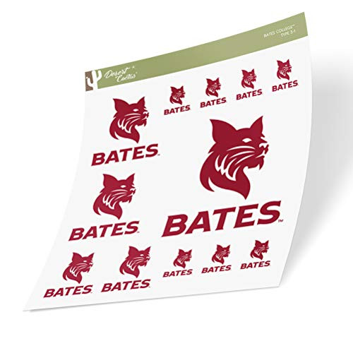 Bates College Bobcats NCAA Sticker Vinyl Decal Laptop Water Bottle Car Scrapbook Sheet Type 3-1