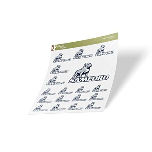 Samford University NCAA Sticker Vinyl Decal Laptop Water Bottle Car Scrapbook Sheet - Type 3