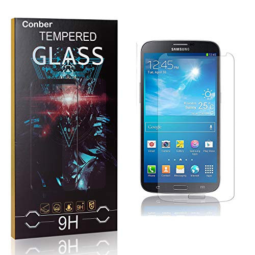 Conber Screen Protector for Samsung Galaxy S4, 4 Pack 9H Tempered Glass Film Screen Protector for Samsung Galaxy S4 Scratch-ResistantShatterproof