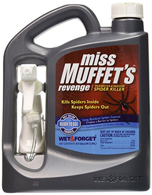 WET & FORGET Miss Muffet's Revenge Spider Killer, 64 oz.