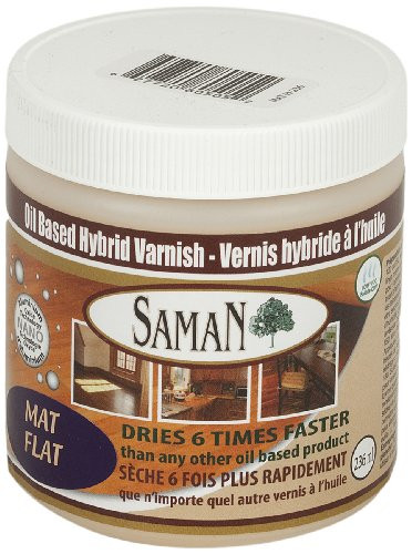 SamaN SAM-505-236ml 8-Ounce Interior Oil-based Flat Hybrid Varnish