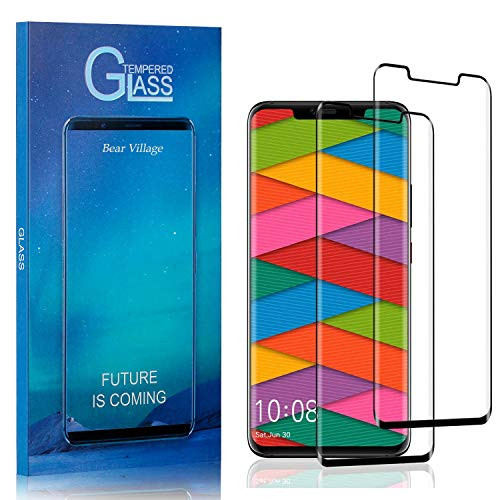 Bear Village Premium Screen Protector for Huawei Mate 20 Pro, Tempered Glass, Scratch Resistant Ultra Thin Screen Protector Film for Huawei Mate 20 Pro, 2 Pack